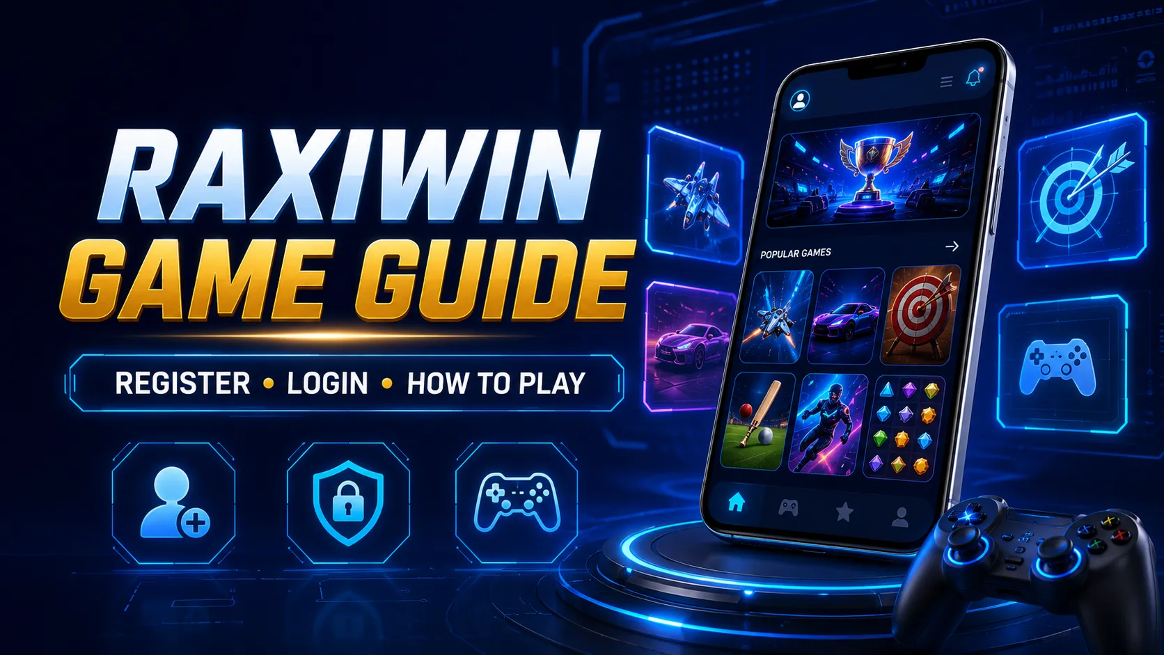 Raxiwin game registration, login and how-to-play guide
